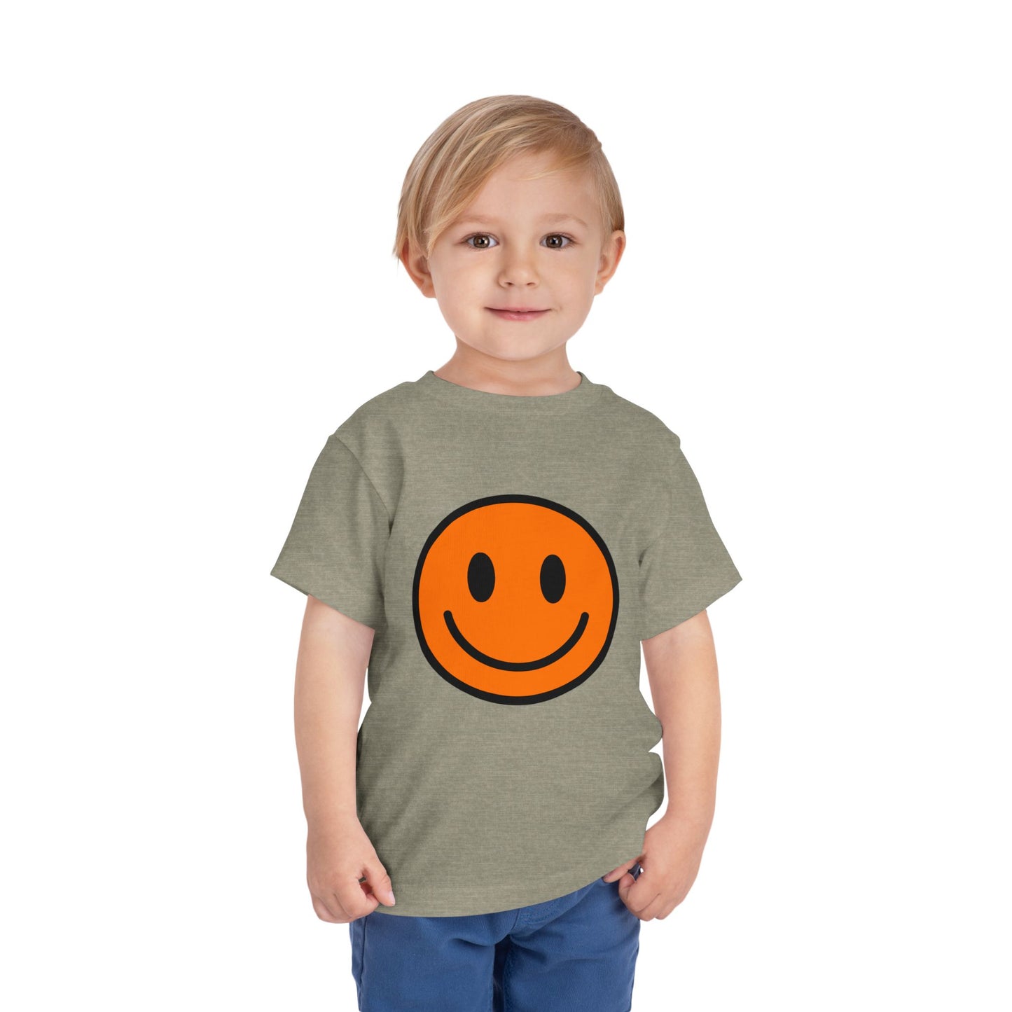 Smiley Face Toddler Tee, Cute Kid's Shirt
