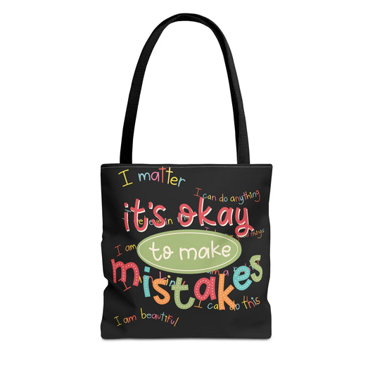 Inspirational Tote Bag - Perfect for Self-Love & Mindfulness