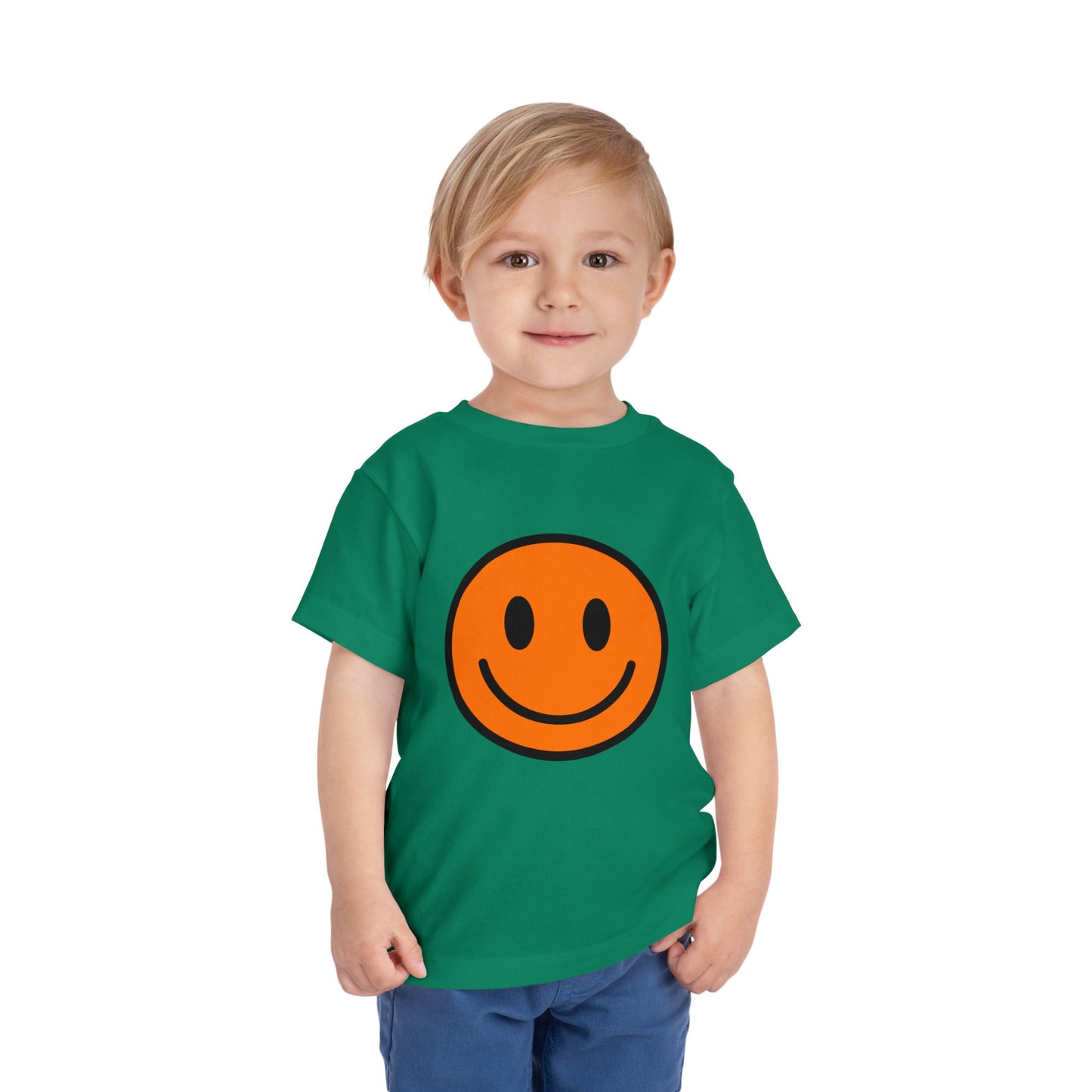 Smiley Face Toddler Tee, Cute Kid's Shirt