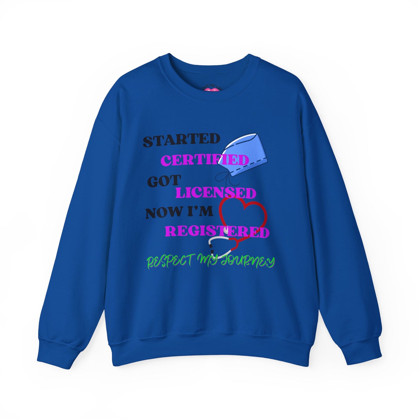 Certified Journey Unisex Sweatshirt, Motivational Crewneck