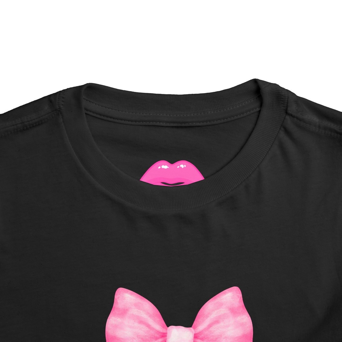 Cute Toddler Tee with Pink Bow Boots Design
