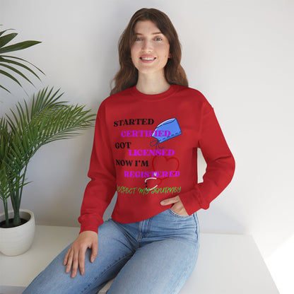 Certified Journey Unisex Sweatshirt, Motivational Crewneck