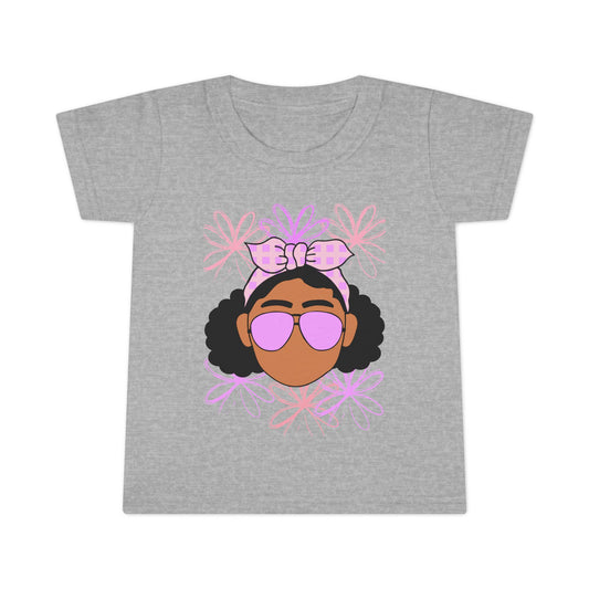 Trendy Toddler Tee: Cool Shades Design