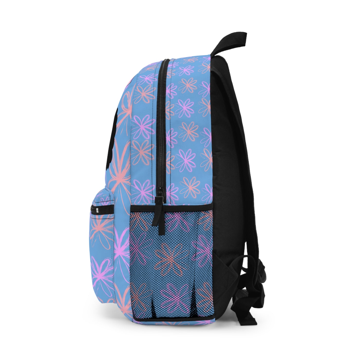 Chic Floral Backpack with Retro Vibes