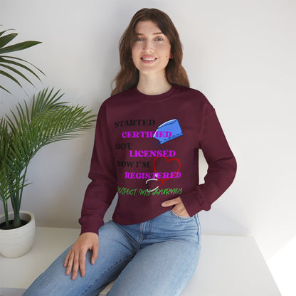 Certified Journey Unisex Sweatshirt, Motivational Crewneck