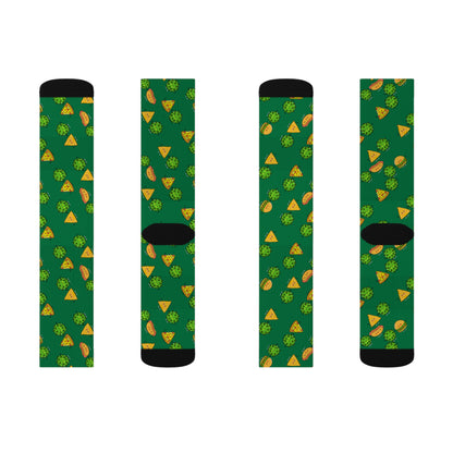 Green Munchies Socks| Unisex