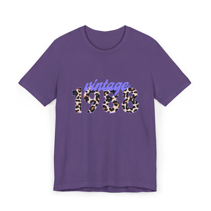 Vintage 1988 Unisex Jersey T-Shirt, Retro Graphic Tee