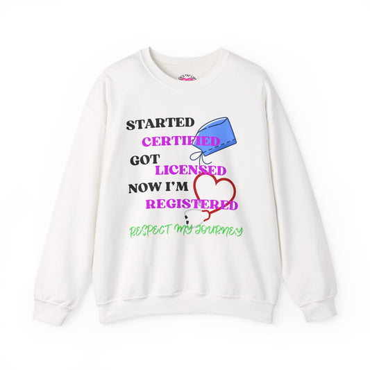Certified Journey Unisex Sweatshirt, Motivational Crewneck