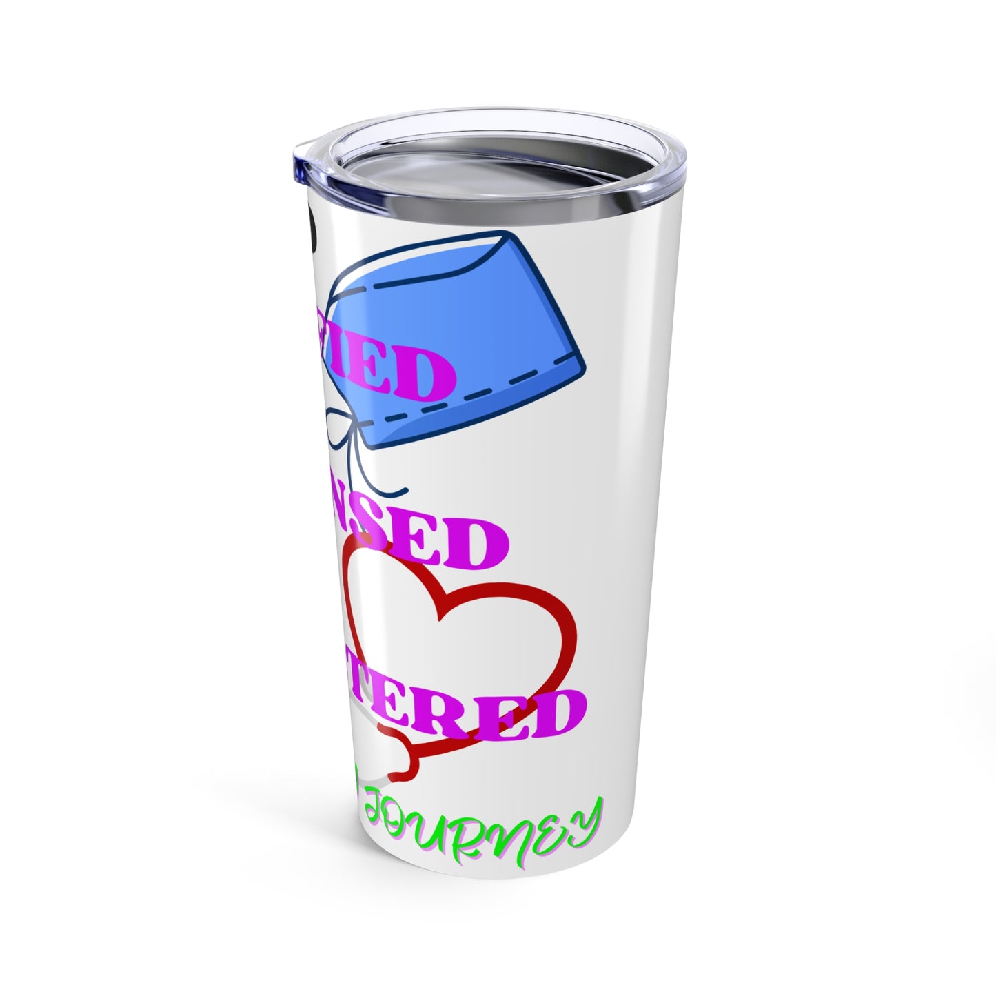 Funny Certified 20oz Tumbler for Nurses
