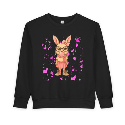 Cute Bunny Toddler Sweatshirt, Kids' Casual Wear