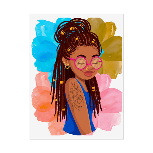Artistic Rolled Posters Featuring a Dreamy Portrait