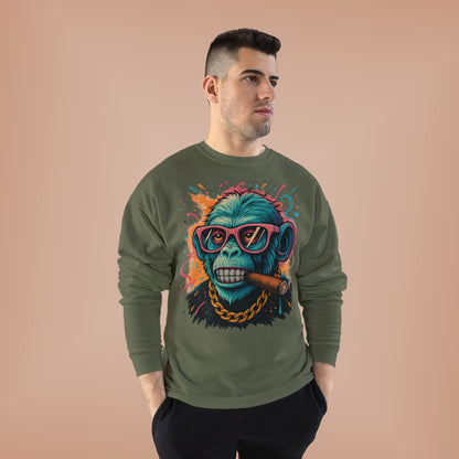Eco-Friendly 'Boss Mode' Crewneck Sweatshirt, Unisex Cozy Sweatshirt, Casual Streetwear, Gift for Him/Her, Party/Everyday Wear