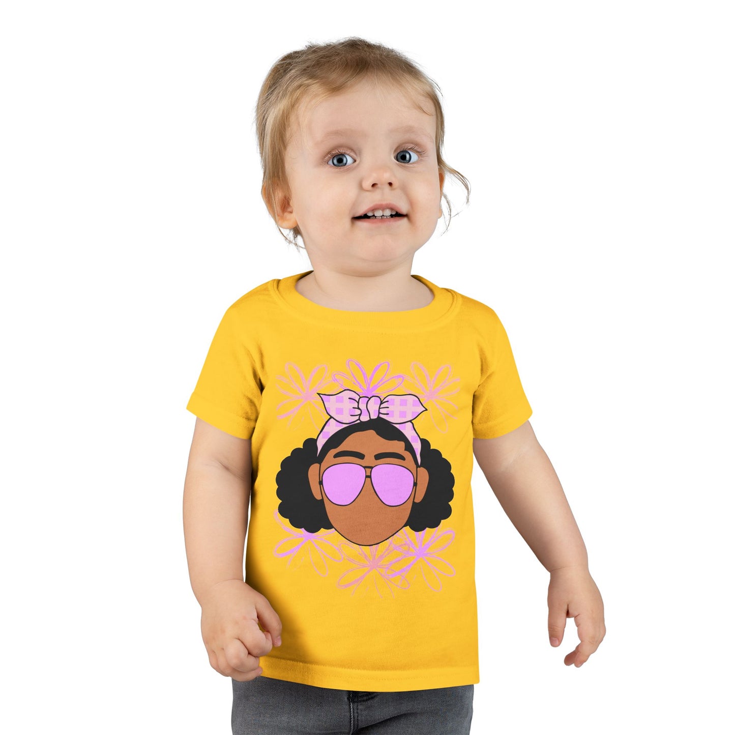 Trendy Toddler Tee: Cool Shades Design