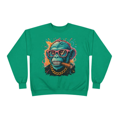 Eco-Friendly 'Boss Mode' Crewneck Sweatshirt, Unisex Cozy Sweatshirt, Casual Streetwear, Gift for Him/Her, Party/Everyday Wear