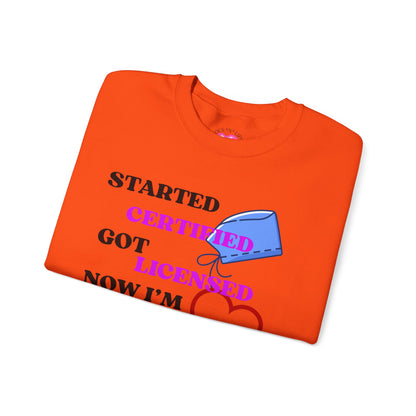 Certified Journey Unisex Sweatshirt, Motivational Crewneck