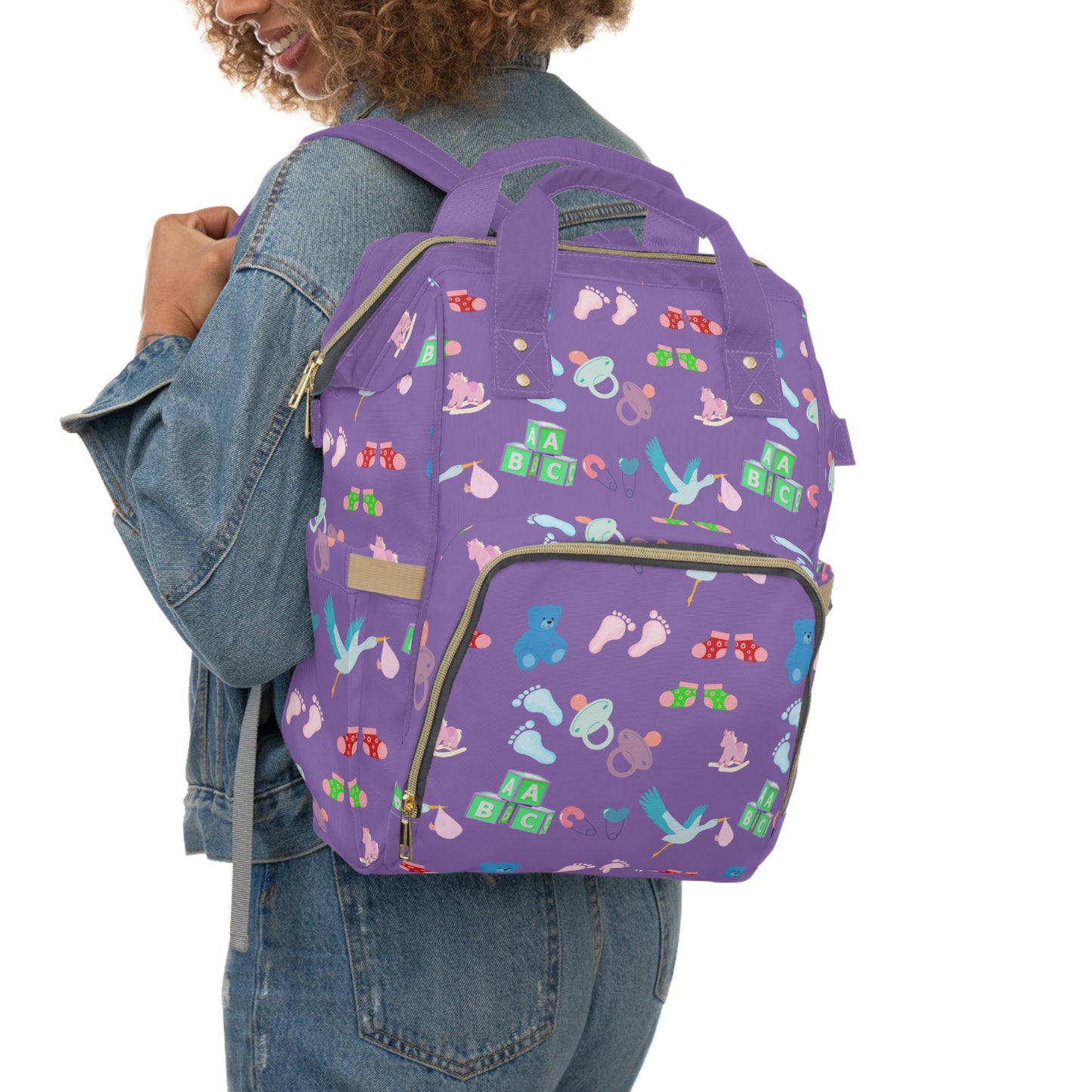 Colorful Baby Diaper Backpack - Ideal for Parents