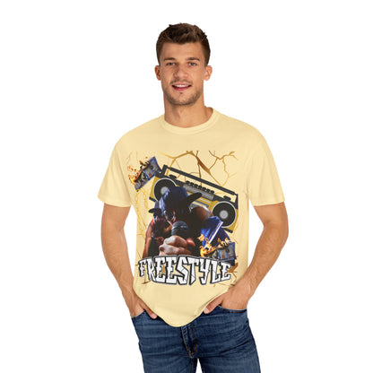 Retro Graphic T-Shirt with 'Freestyle' Design